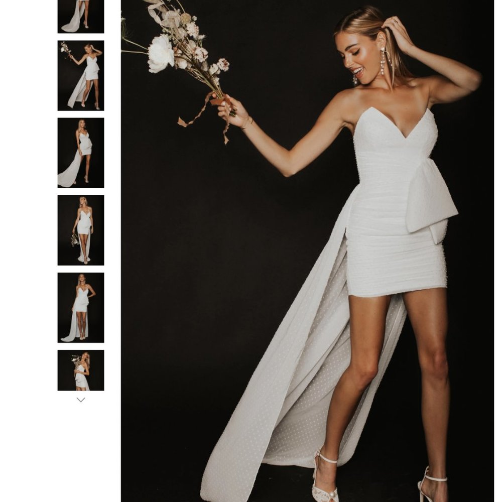 Katie May Eden Rock Bridal White Dress - Size Small